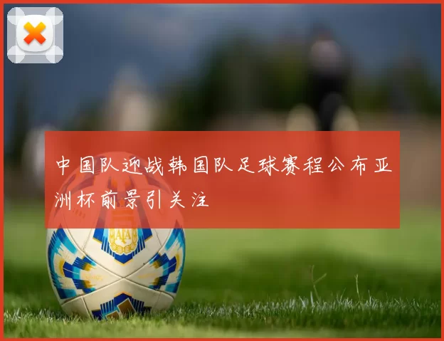 中国队迎战韩国队足球赛程公布亚洲杯前景引关注